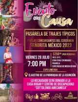 Amecameca Será Sede de la Gran Final de ’Señorita México 2023’
Evento con Causa 