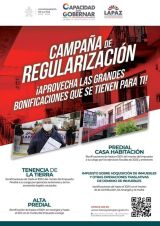 Gobierno de La Paz Te Invita a Ponerte al Corriente en la Campaña de Regularización

