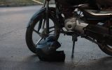 En Tlalnepantla Biker derrapa su moto y su acompañante perdió la vida mientras que el conductor rs hospitalizado con fractura de cráneo 