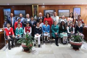 Los Pequeños Niños Ediles, Participaron
en el Cabildo Infantil Texcoco 2024
