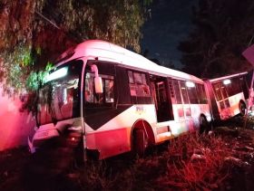 Atiende Secretaría de Movilidad estatal incidente de tránsito ocurrido con el Mexibús Línea IV