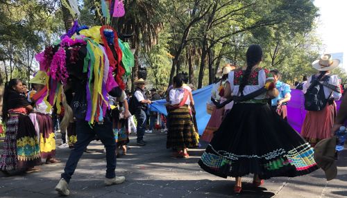 Pueblos Indígenas presentes en la marcha de la cuarta transformación 