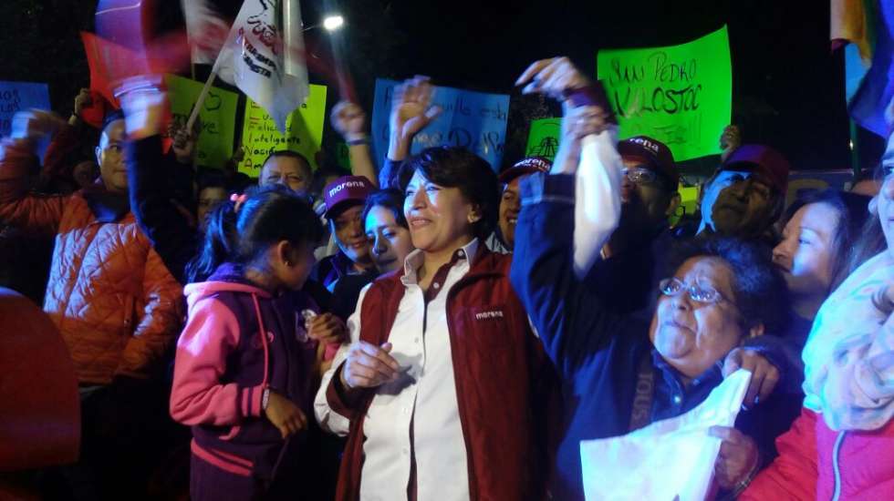 Delfina Gómez de MORENA inició campaña en Texcoco
