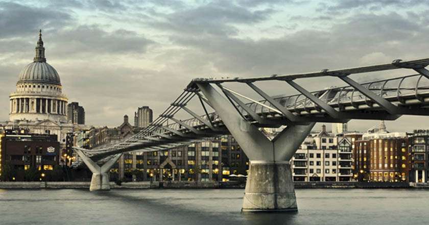 3. El Puente del Milenio en Londres
