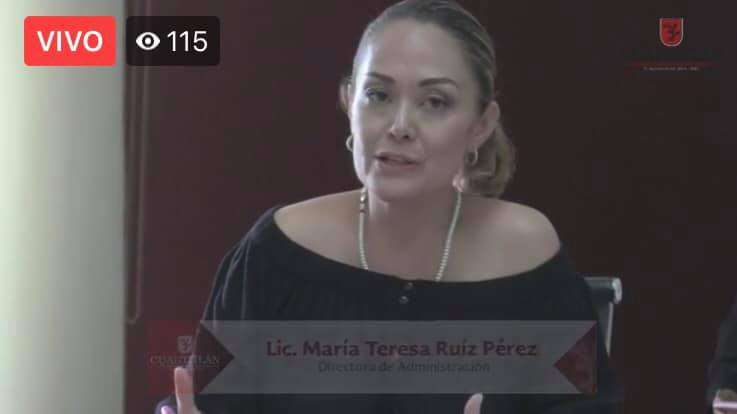 La directora de administración María Teresa Ruiz Pérez es quién toma las decisiones