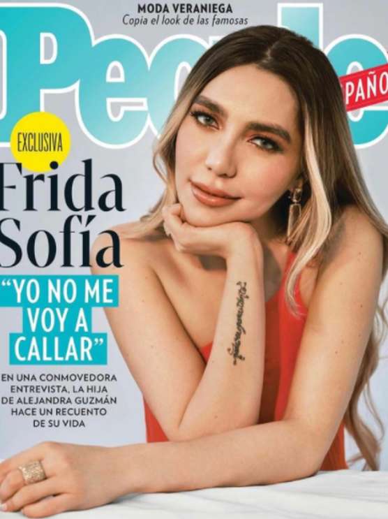 Frida Sofía en la portada de una reconocida revista