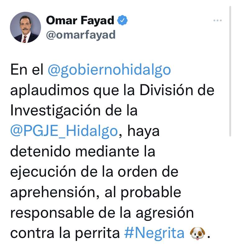 Omar Fayad, pendiente del progreso de la investigación. 