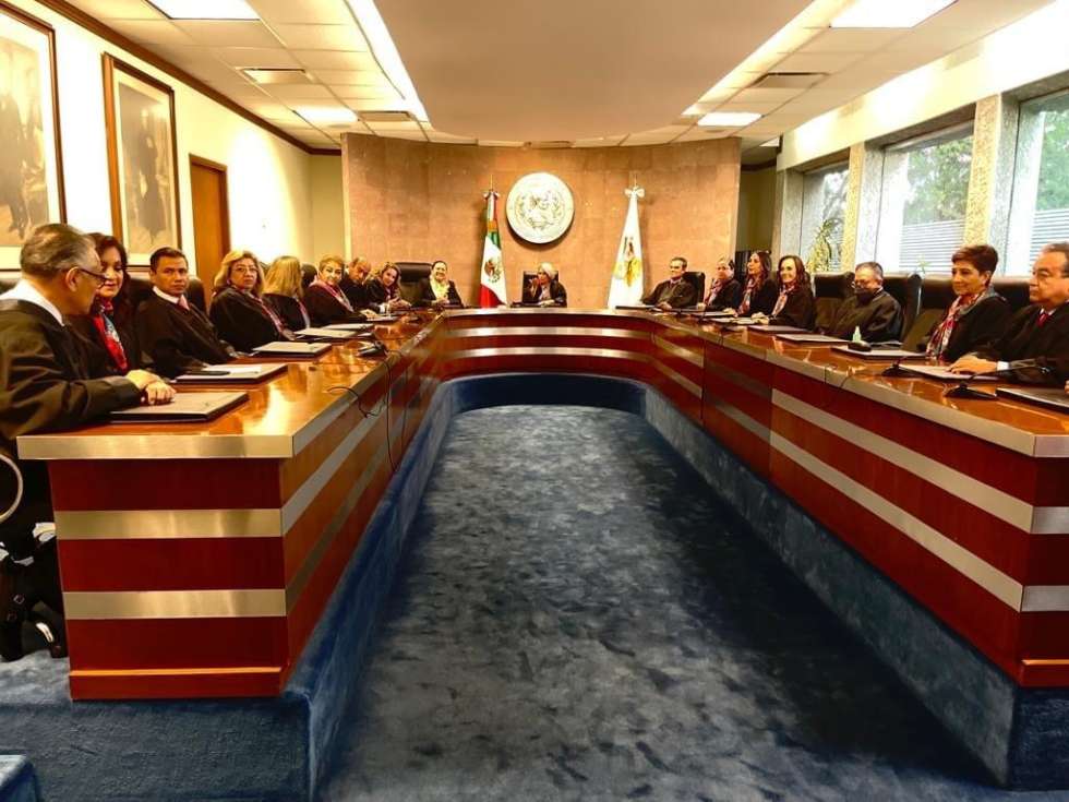 Pleno del Poder Judicial del estado de Hidalgo.