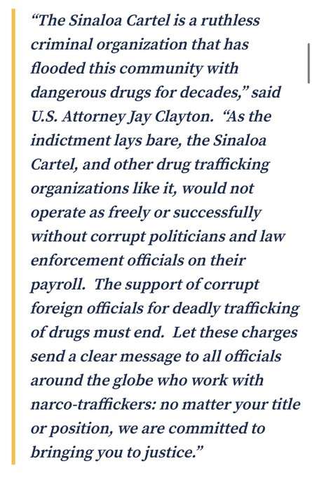 Funcionarios señalados 