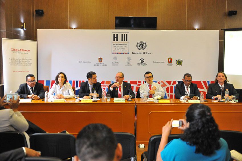 Se realiza en la legislatura mexiquense, parte del 1er día de trabajos de la reunión regional rumbo a HÁBITAT III