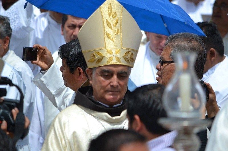 Los delincuentes no impiden labor pastoral católica: obispo Rangel