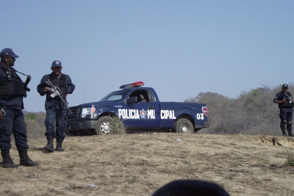 En deplorables condiciones trabajan policías de Cuajinicuilapa 
