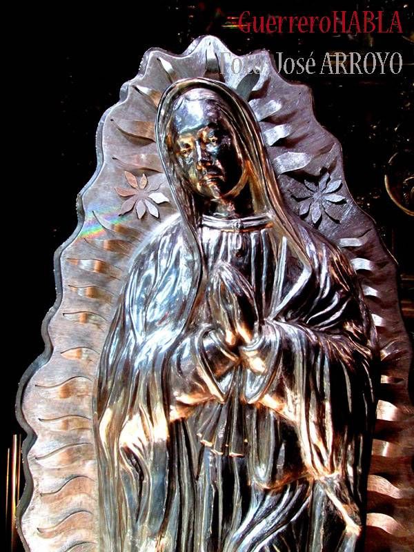 Virgen de Guadalupe de plata en Taxco, un simbolismo religioso con sonoridad