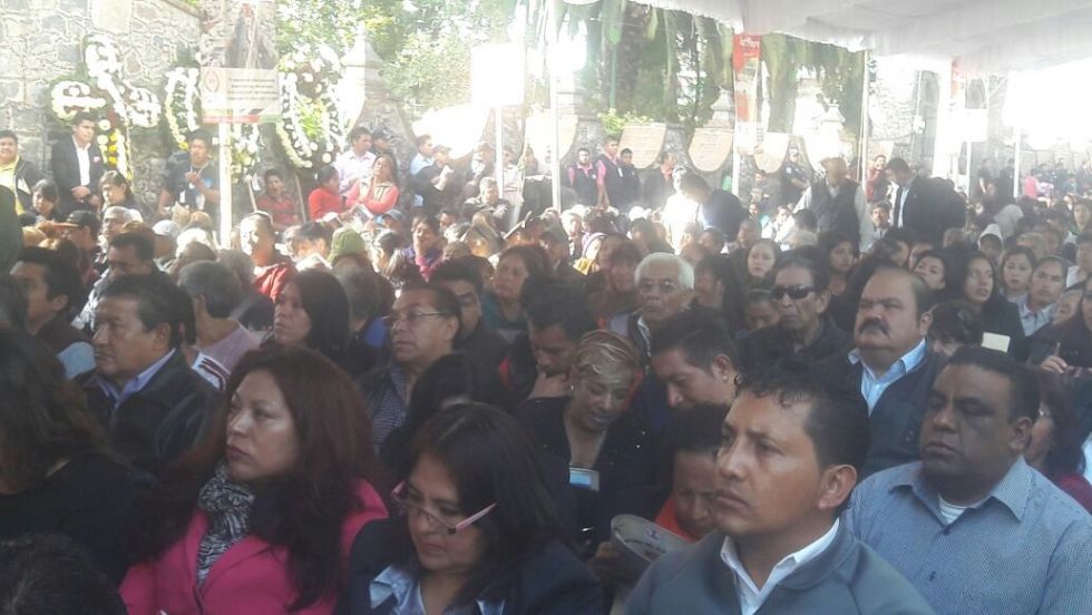El gobierno de Chimalhuacán rindió homenaje a los mártires del 18 de agosto del 2000