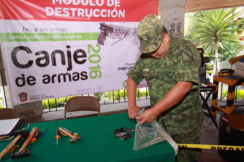 Inicia programa Canje de Armas en chimalhuacán