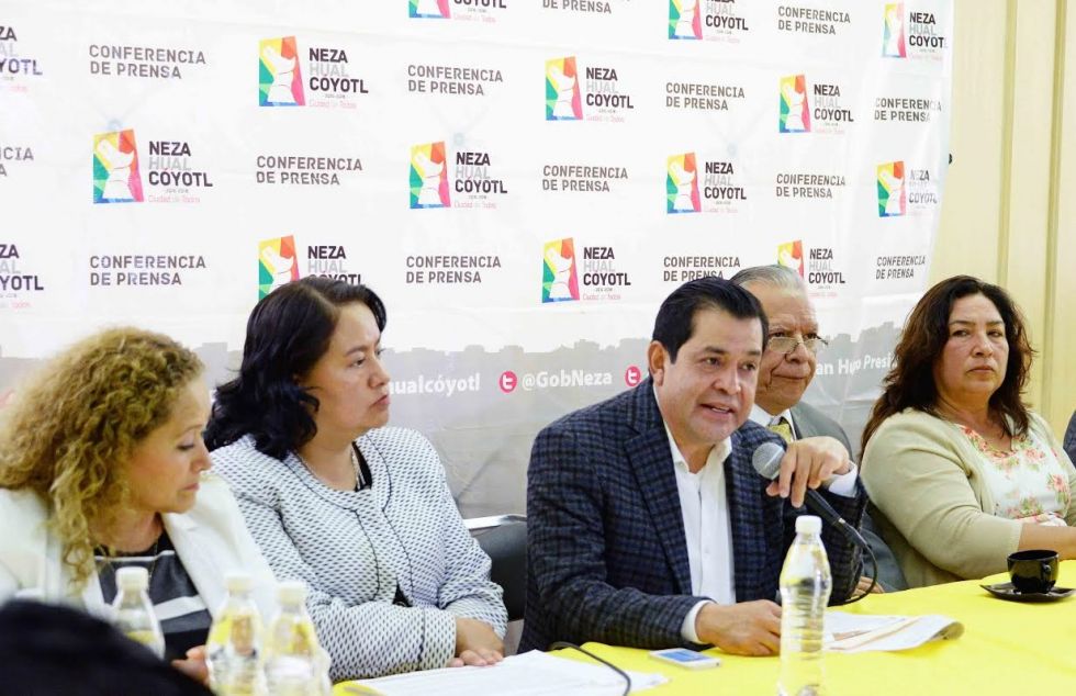 Pide alcalde de Nezahualcóyotl  al gobierno federal entregar los más  300 millones de pesos comprometidos para obras  en el municipio