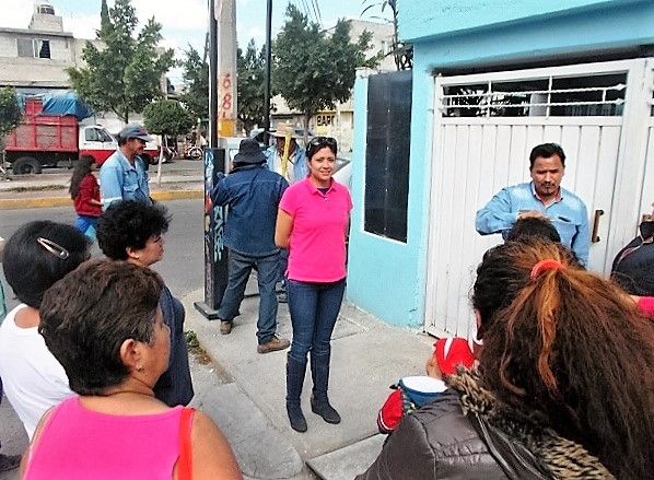 Fernanda de la Rosa: Los servicios son prioritarios en Ecatepec