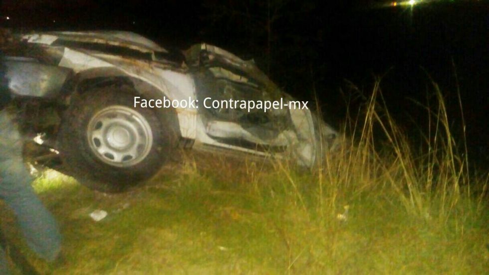 Un muerto y un herido deja volcadura en la Texcoco- Lechería