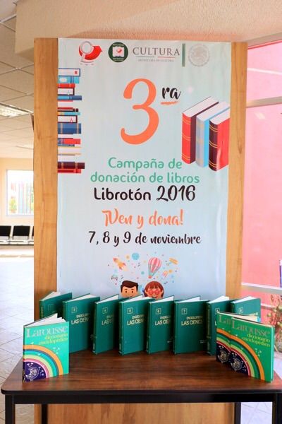 Biblioteca Municipal rebasa meta del Librotón 2016
