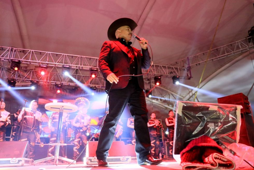 Lupillo Rivera en concierto en Chimalhuacán 
