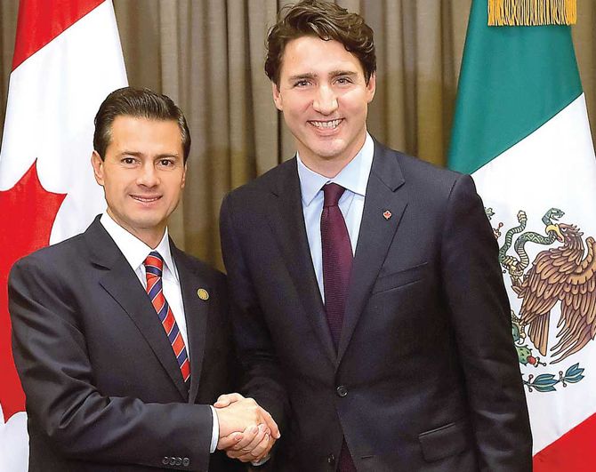 Peña Nieto y Trudeau destacan consolidación de Norteamérica como área de libre comercio