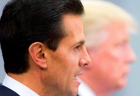 Peña Nieto y Trump acuerdan resolver diferencias