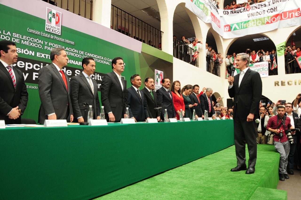 Alfredo del Mazo es candidato de unidad del PRI para la gubernatura del Estado de México