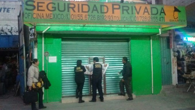 Clausuran empresas de seguridad privada por irregularidades en Edomex 