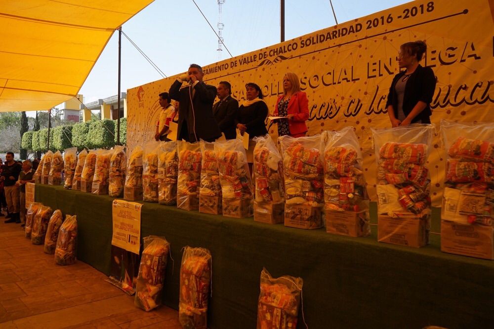 Valle de Chalco Solidaridad entrega Apoyo Alimentario y Becas a la Educación’