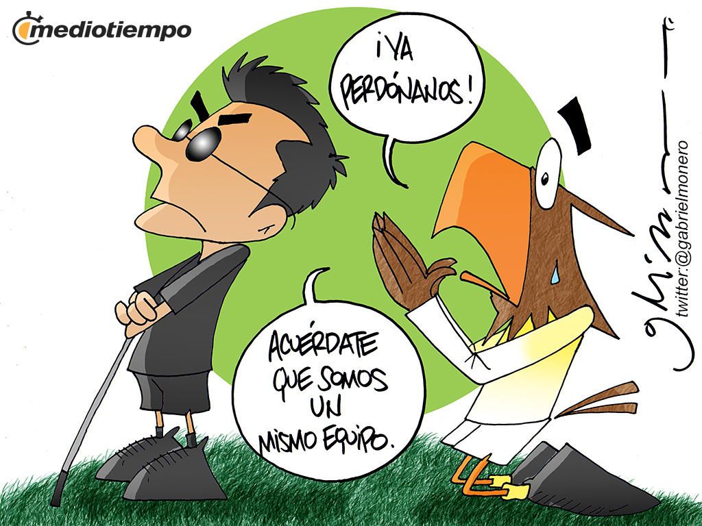 Sí, perdonaloooo ¡queremos fútbol...!