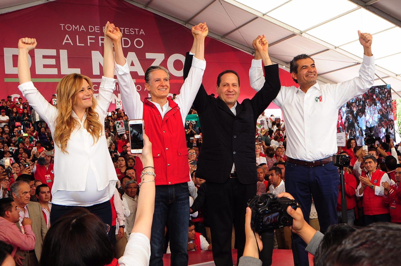 Alfredo Del Mazo rinde protesta como candidato del PRI a la gubernatura del estado de México 