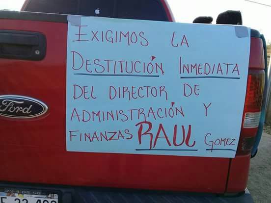 "Fuera Rector’, demandan alumnos del Tecnológico de Tierra Caliente
