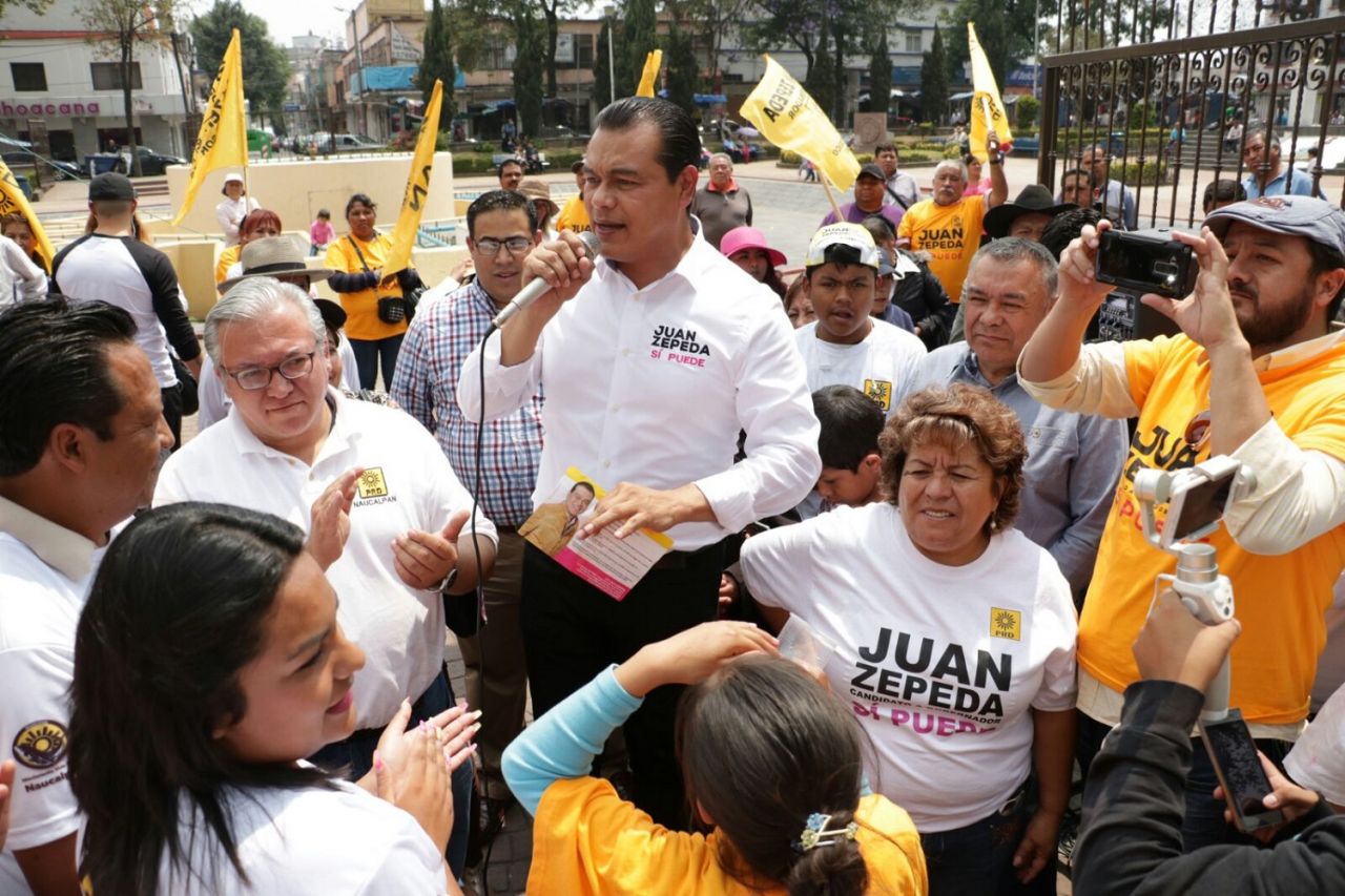 Juan Zepeda amplía reto a Delfina Gómez; cancelación de la candidatura de Isidro Pastor no afecta la elección
