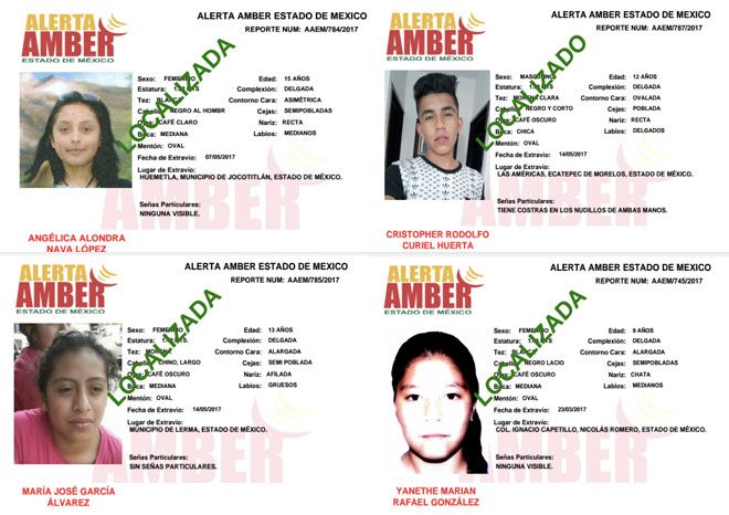 Localizan a menor desaparecido en Texcoco y dos más en Edomex