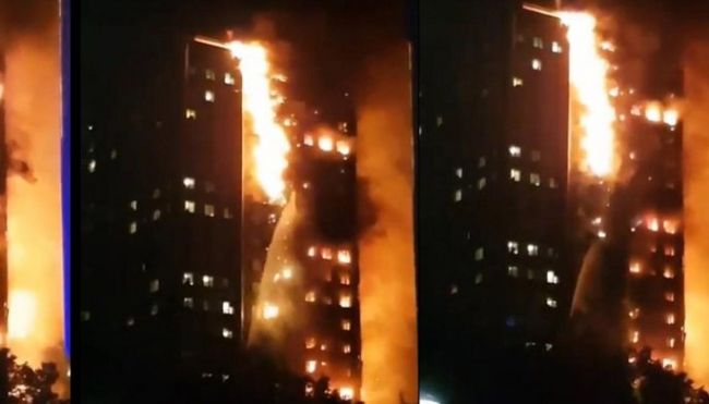Se incendia edificio de 24 pisos en Londres