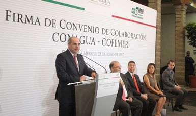 Firman Conagua y Cofemer convenio para simplificar y mejorar trámites a usuarios de aguas nacionales