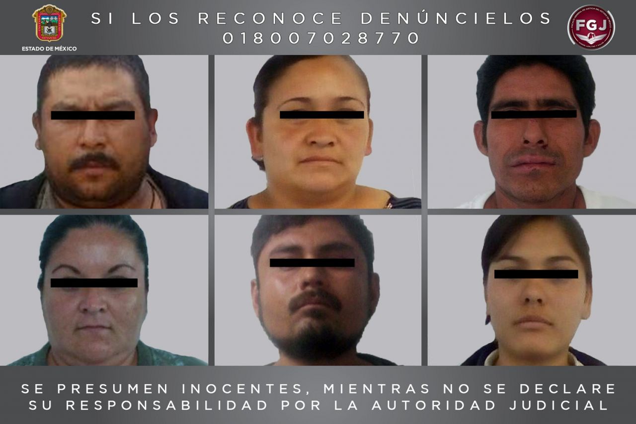 Detienen  a ocho sujetos  en Tejupilco, por delitos contra la salud