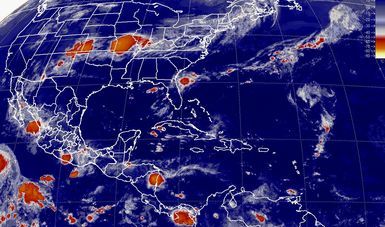 Par hoy se pronostican tormentas muy fuertes en zonas de Sonora, Chihuahua, Nayarit y Veracruz