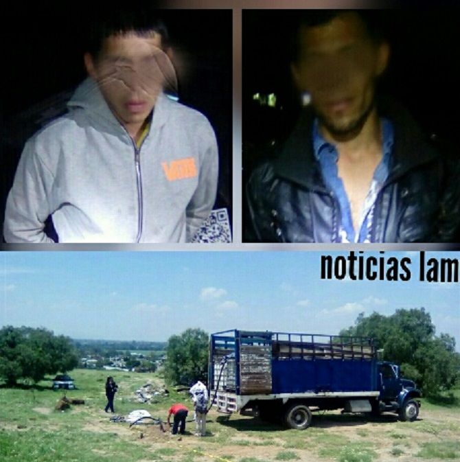 Elementos de la CES aseguran camión con 10 mil litros de combustible robado, una toma clandestina y dos personas detenidas.
