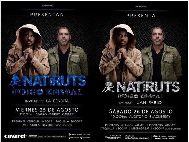 ’NATIRUTS’ de Brasil en CDMX y Guadalajara