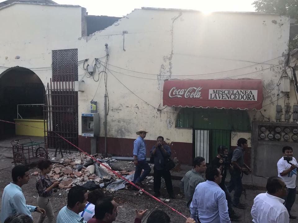 Sismo de 7.1 causó daños en la zona Norte de Guerrero; reportan 3 muertos y 5 heridos
