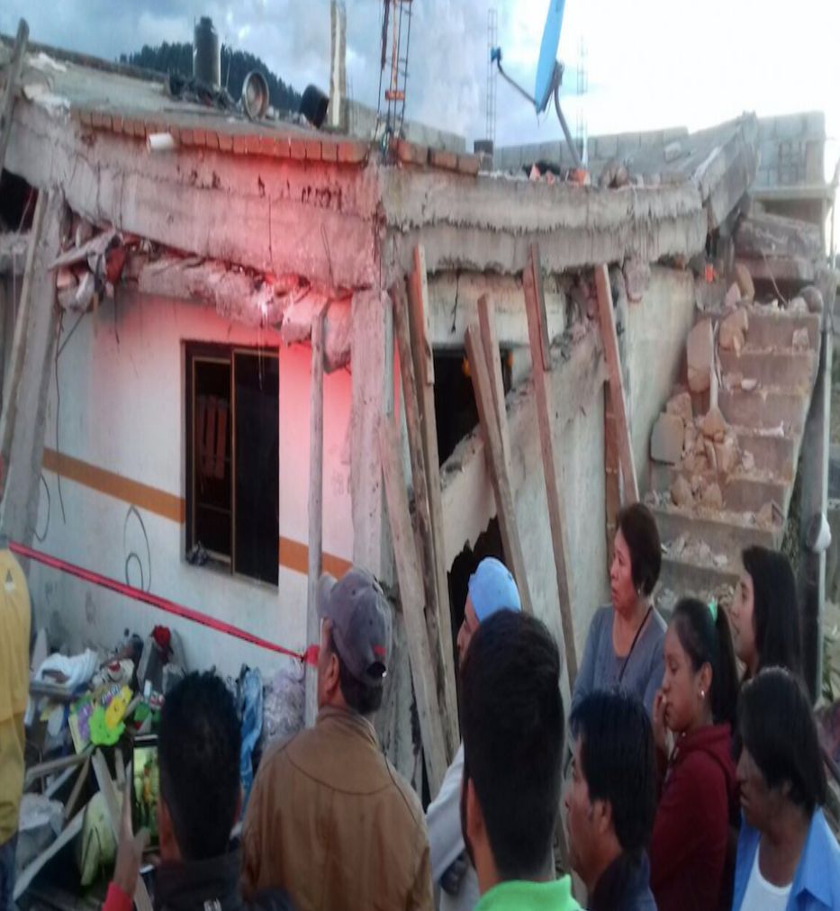 Explosión en Teacalco deja 7 lesionados