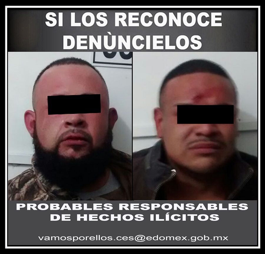 Presuntos secuestradores son detenidos en 
Coatepec