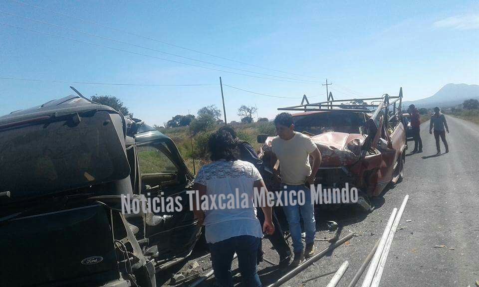 CHOQUE EN SAN JOSÉ XICOTÉNCATL, HUAMANTLA