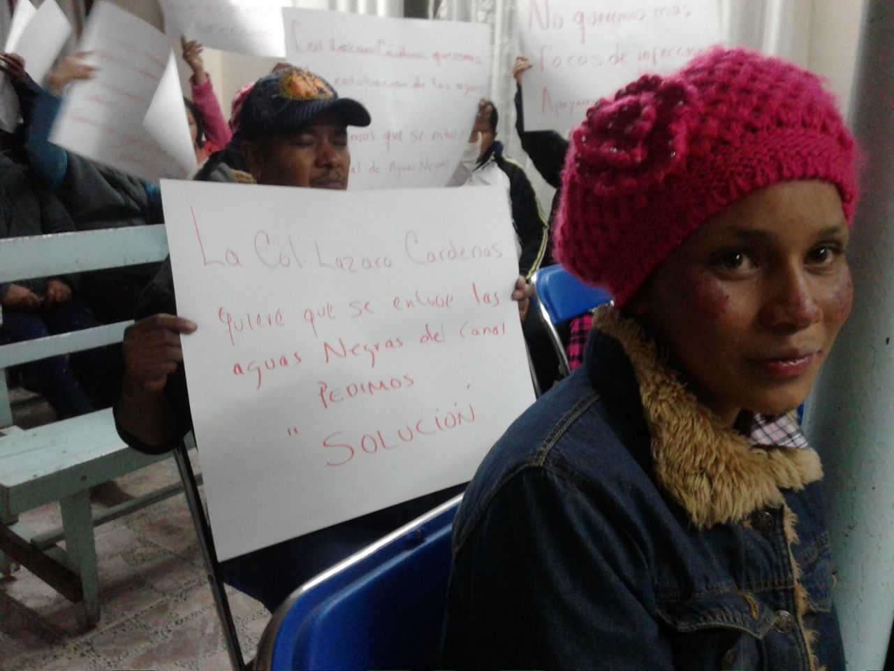 Conflictos entre ejidatarios de Tocuila paraliza obra de drenaje en la Col. Lázaro Cárdenas