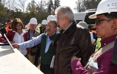Supervisan avances del Tren Interurbano México-Toluca 