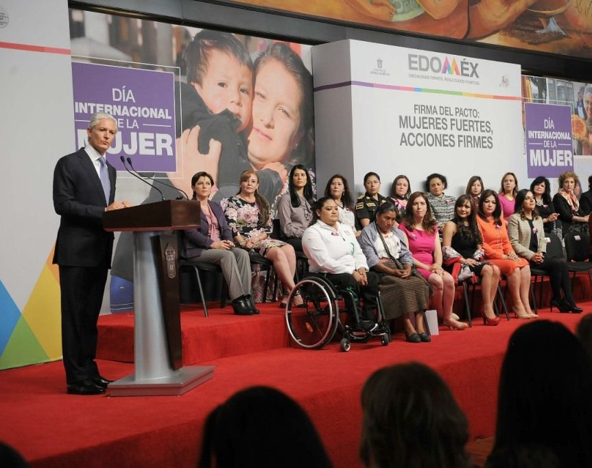  Destaca Alfredo del Mazo compromiso para fortalecer la igualdad de género y proteger los derechos de as mexiquenses