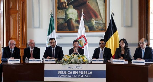 Puebla incrementa las opciones de intercambio comercial con Bélgica
