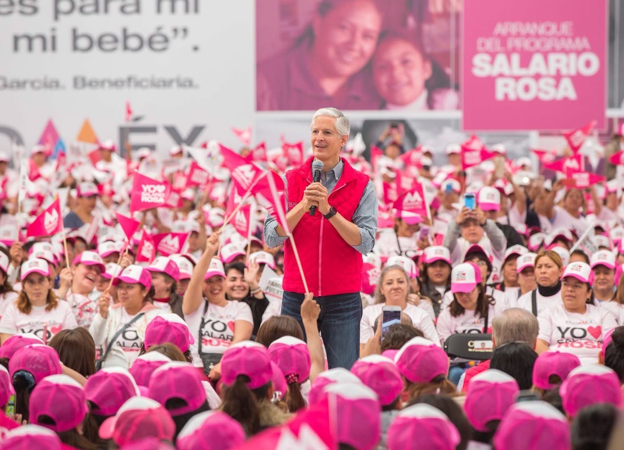 
Obtendrán amas de casa más ingresos económicos con proyectos productivos  apoyados por el Salario rosa: Alfredo Del Mazo