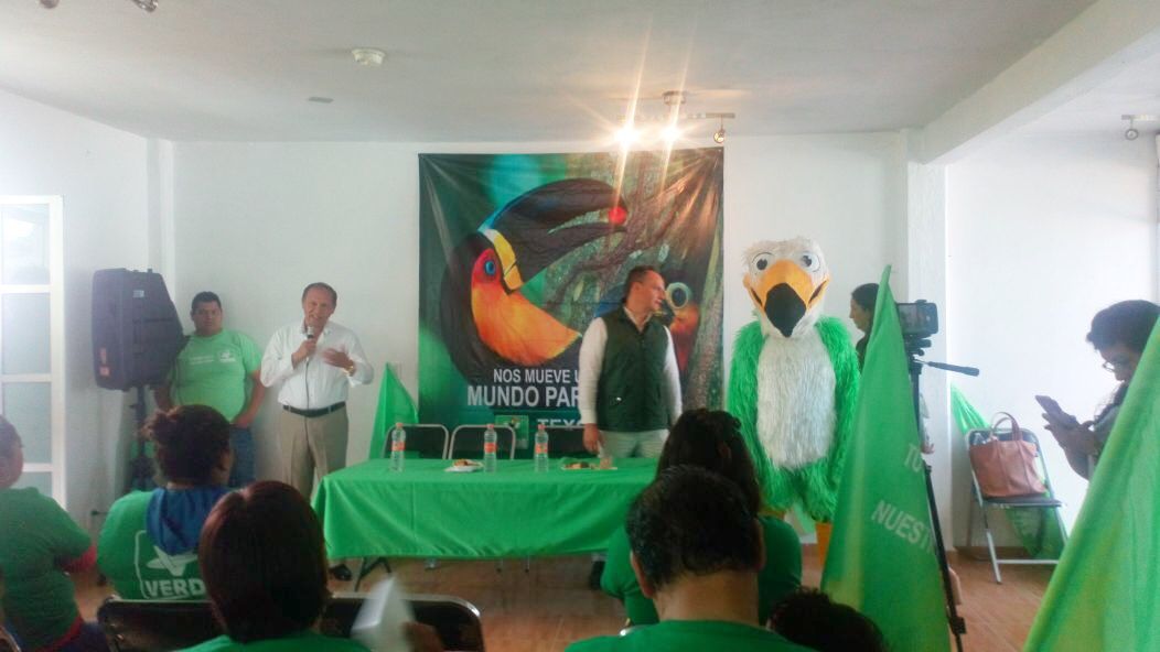 Corren a reporteros de oficinas del Partido Verde en Texcoco 